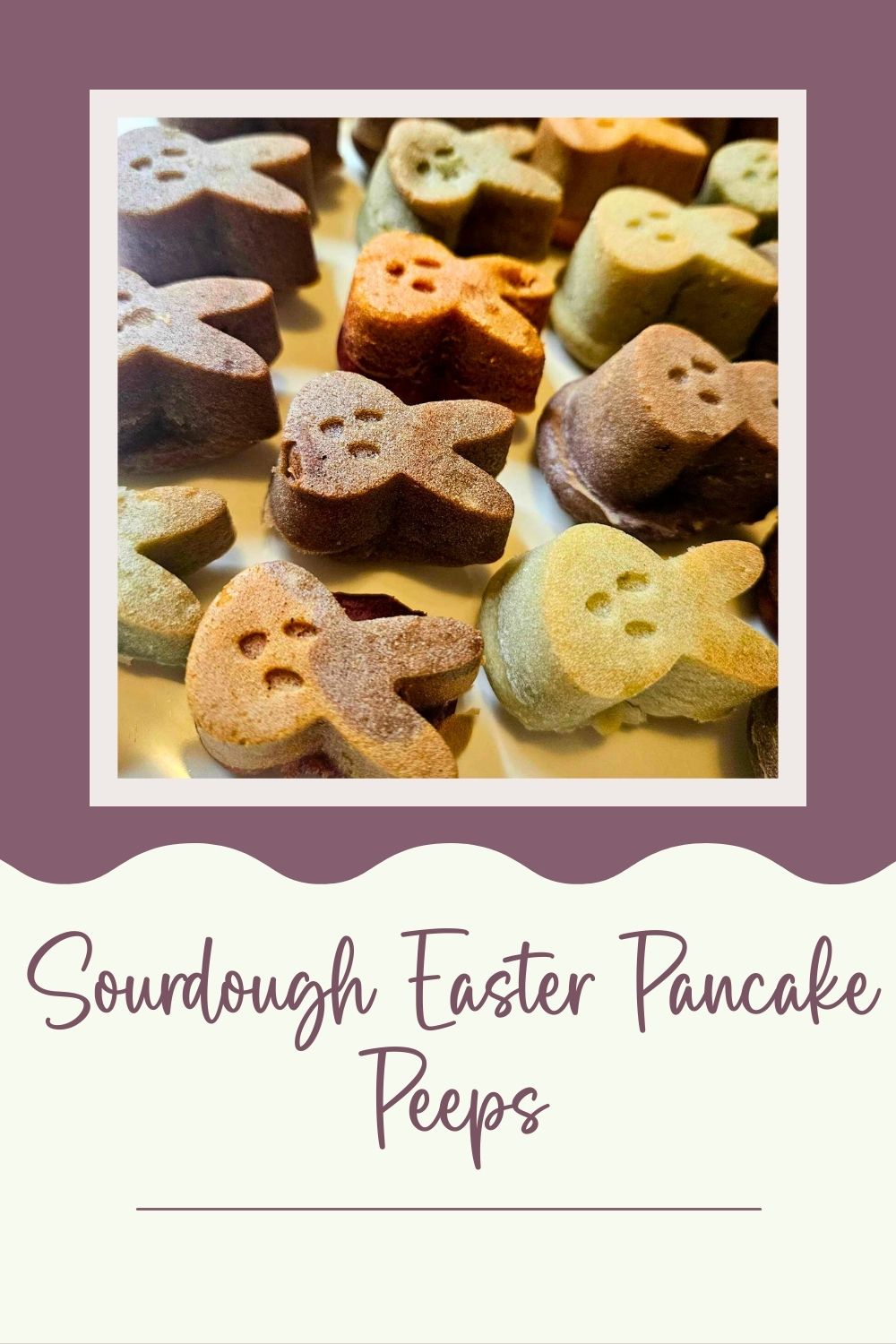 sourdough easter pancake peeps